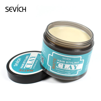 Sevich Matte Strong Hold Hair Styling Clay Gel for Men – Molding Cream, Natural Matte Finish, Long-Lasting Hold