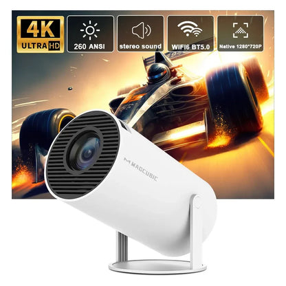 Magcubic HY300 Pro Mini Projector 4K Android 11 Dual Wifi6 260ANSI Allwinner H713 BT5.0 1080P 1280*720P Home Cinema Outdoor Projetor