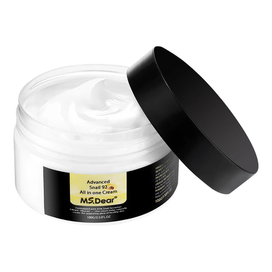 Collagen Snail Mucin 92% Repair Face Cream – Anti-Aging, Lifting, Moisturizing & Brightening