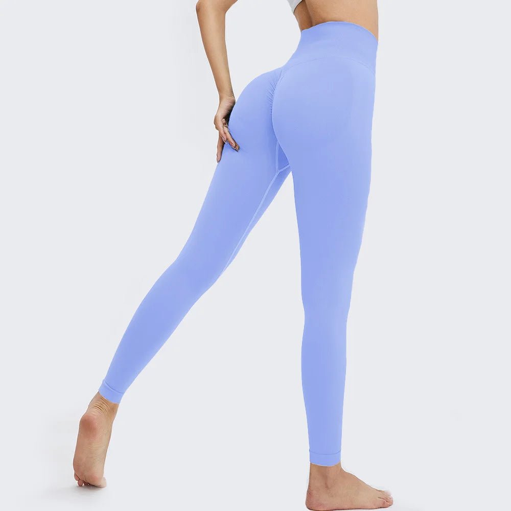 Seamless Push-Up Leggings – High-Waist Tummy Control