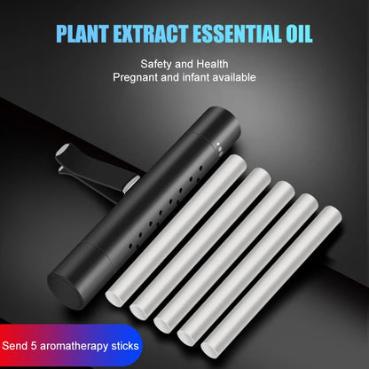 Car Vent Clip Essential Oil Diffuser | Long-Lasting Fragrance & Refillable Aroma Sticks