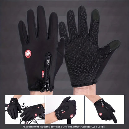 Winter Gloves for Men & Women – Touchscreen, Warm, Windproof & Non-Slip Gloves for Outdoor Activities