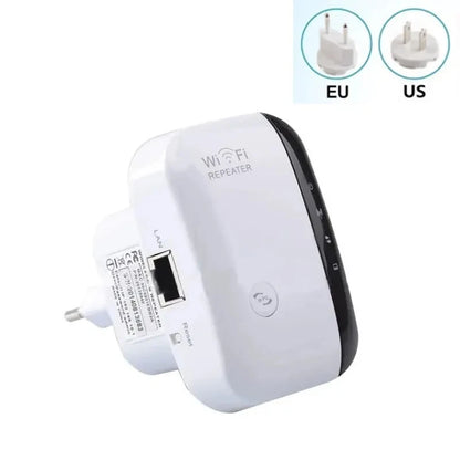 Wireless WiFi Extender | Signal Booster & Repeater | AP Mode, Broadband Router, Home Network Amplifier