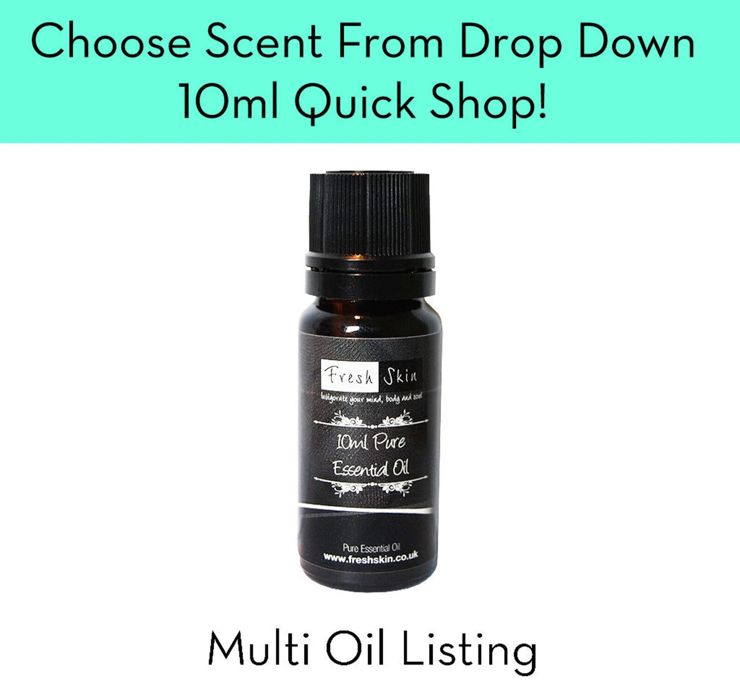 10ml Freshskin 100% Pure Essential Oil - 60 different essential oils to choose from!