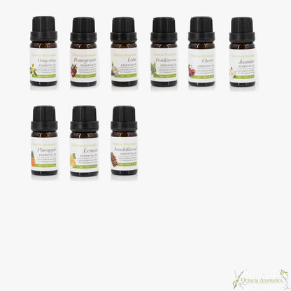 100% Pure Essential Oils Fragrances  10ml for Aromatherapy, Ayurveda, Steam Inhalation, Skin Care. by Octavia Aromatics. BUY 6 GET 5 FREE