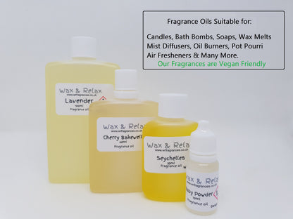 Designer Fragrance Oils Various Sizes Candle Wax Melts Oil Burners Diffusers Highest Quality 10ml - 30ml - 60ml - 100ml